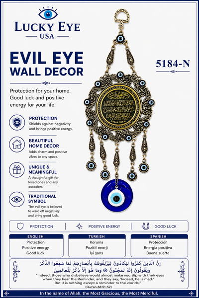 Evil Eye Home Hanging Amulet Home Decor #5184-N