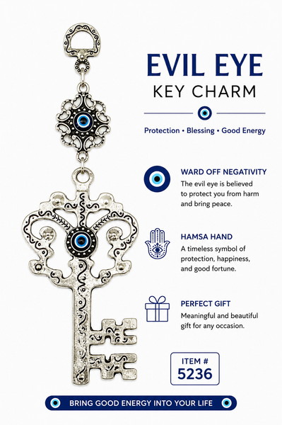 Evil Eye Large Key home accessory #5236