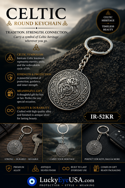 Celtic Jewelry Key Chain #IR-52KR
