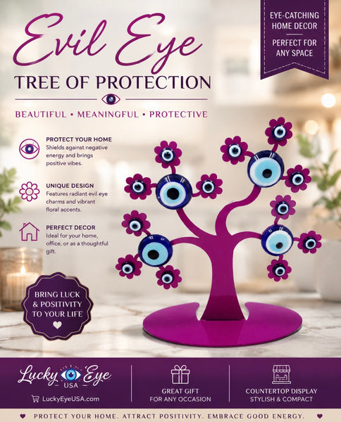 Evil Eye  Tree of Life Home Decore  #5355