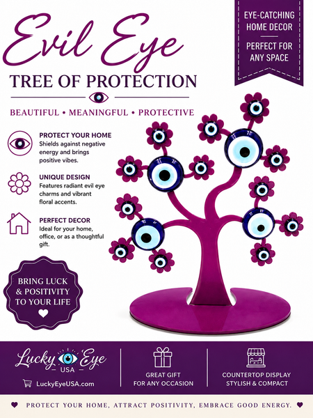 Evil Eye  Tree of Life Home Decore  #5355