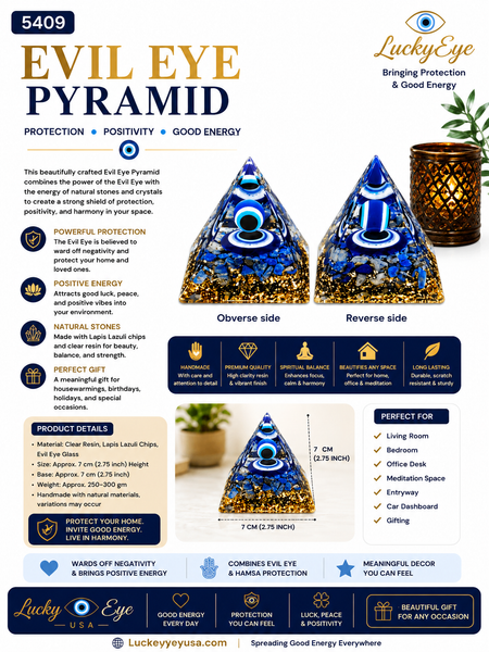 Evil Eye Pyramid #5409