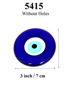 Blue Glass Evil Eye Without Hole #5415
