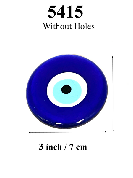 Blue Glass Evil Eye Without Hole #5415