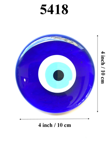 Blue Glass Evil Eye Without Hole #5418