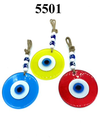 Evil Eye  glass wall decor #5501