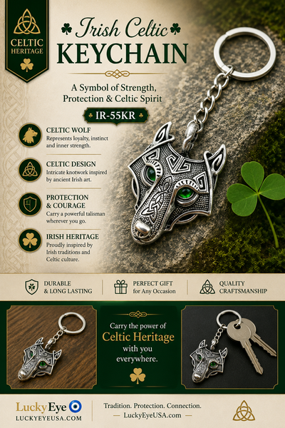 Celtic Jewelry Key Chain #IR-55KR