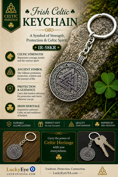 Celtic Jewelry Key Chain #IR-58KR