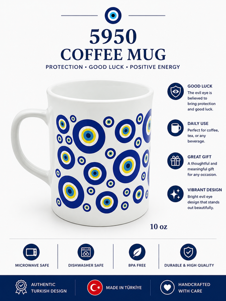 Evil Eye mug #5950