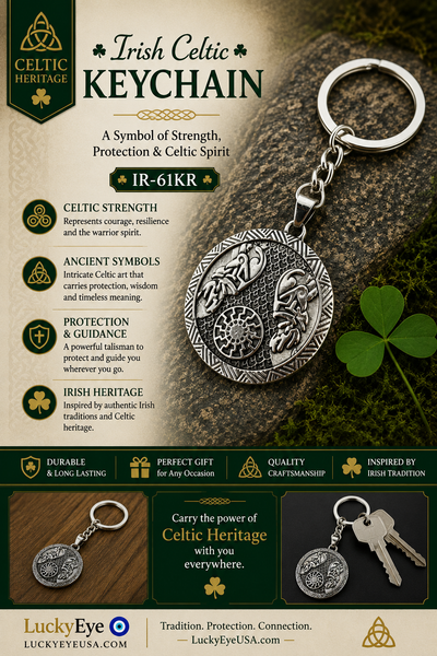 Celtic Jewelry Key Chain #IR-61KR