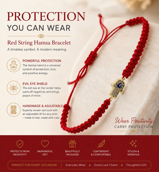 LuckyEye CZ Hamsa bracelet #2625