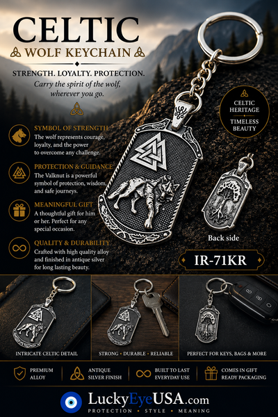Celtic Jewelry Key Chain #IR-71KR