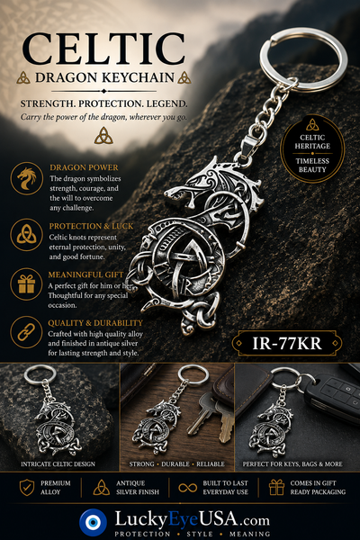 Celtic Jewelry Key Chain #IR-77KR
