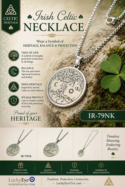 Celtic Jewelry Necklace #IR-79NK