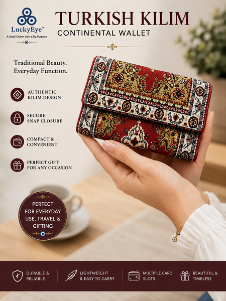 Turkish Kilim  Continental Wallet  LSCW-1710