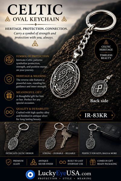 Celtic Jewelry Key Chain #IR-83KR