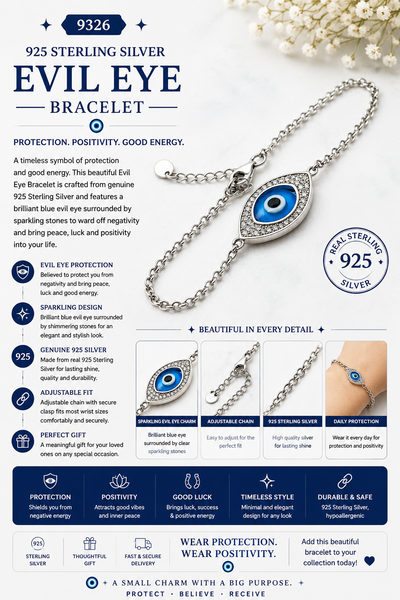925 Sterling Silver Bracelet #9326