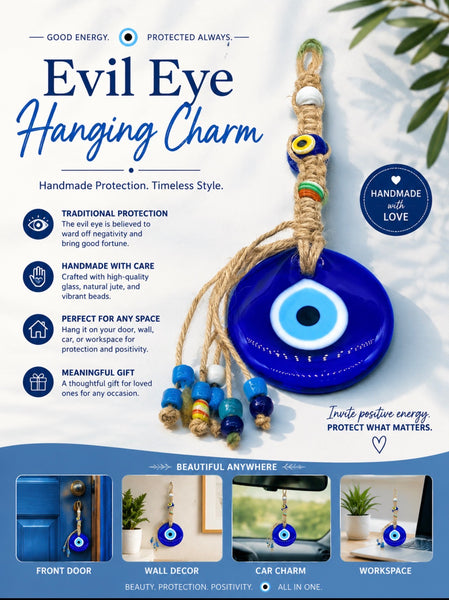 Evil Eye Macrame Home Accessory #5151