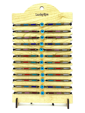 Lucky Eye Small Beaded  Bracelet #DS-BR2415