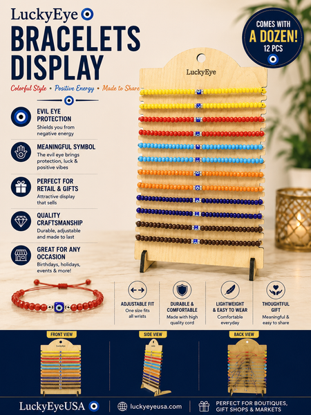 LuckyEye  Bracelets Display #DS-BR2609