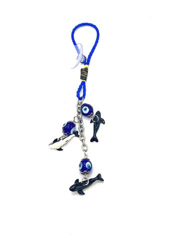 Evil Eye Orca Killer Whale Car Hanging Accessory.s  #6030