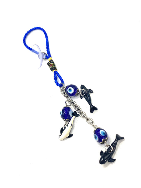 Evil Eye Orca Killer Whale Car Hanging Accessory.s  #6030