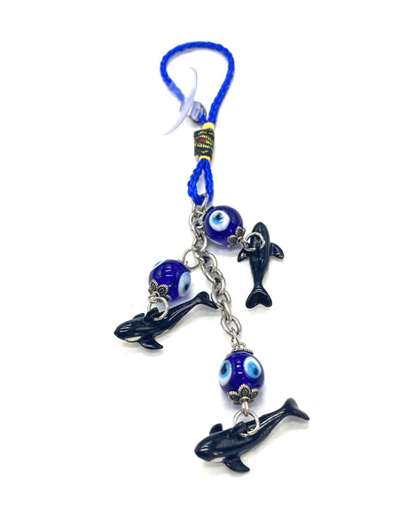 Evil Eye Orca Killer Whale Car Hanging Accessory.s  #6030