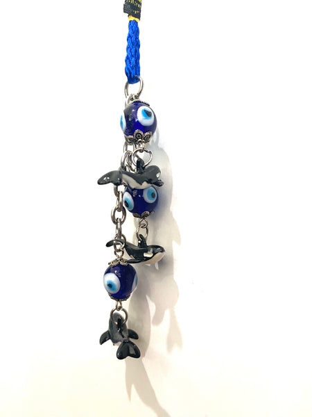Evil Eye Orca Killer Whale Car Hanging Accessory.s  #6030