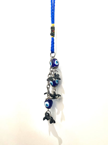 Evil Eye Orca Killer Whale Car Hanging Accessory.s  #6030