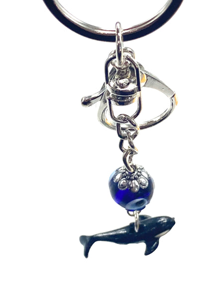 Evil Eye Killer Whale Orca Key chain #1330