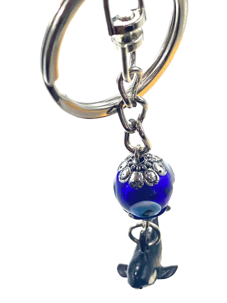 Evil Eye Killer Whale Orca Key chain #1330