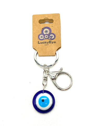 Classic small Evil Eye Keychain Talisman #1020s