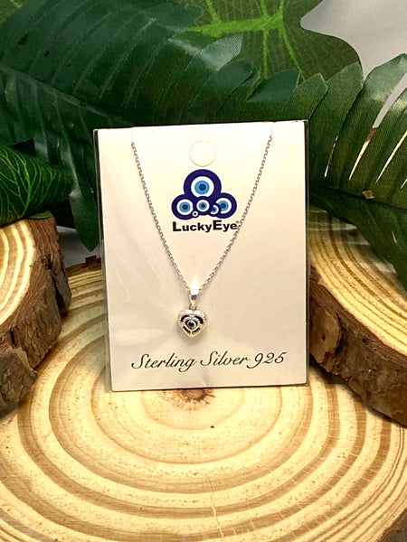 925 Evil Eye Sterling Silver Necklace #9500