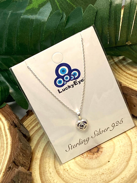 925 Evil Eye Sterling Silver Necklace #9500