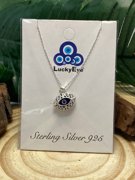 925 Evil Eye Sterling Silver Necklace #9503