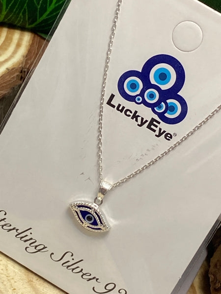 925 Evil Eye Sterling Silver Necklace #9511
