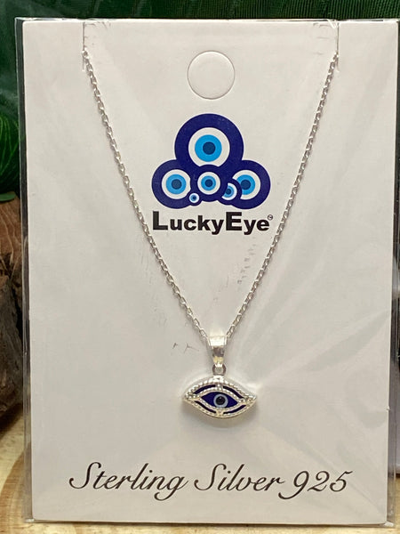 925 Evil Eye Sterling Silver Necklace #9511