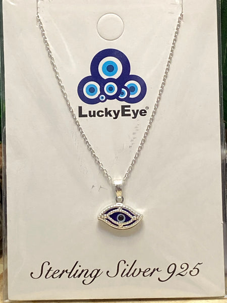 925 Evil Eye Sterling Silver Necklace #9511