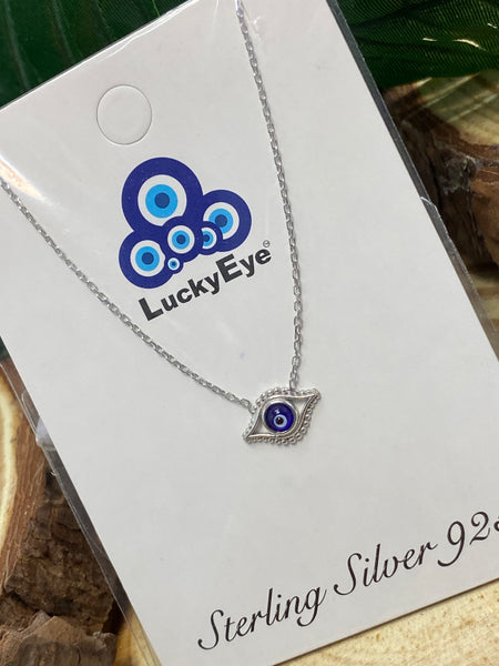 925 Evil Eye Sterling Silver Necklace #9980