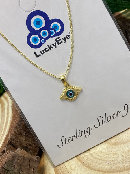 925 Evil Eye Sterling Silver Necklace #9980