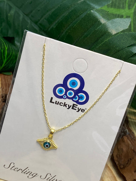 925 Evil Eye Sterling Silver Necklace #9980