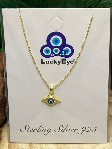 925 Evil Eye Sterling Silver Necklace #9980