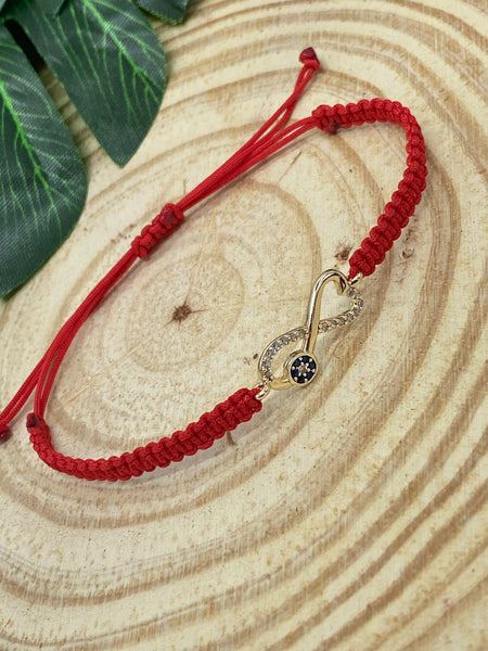 LuckyEye CZ Hamsa bracelet #2623