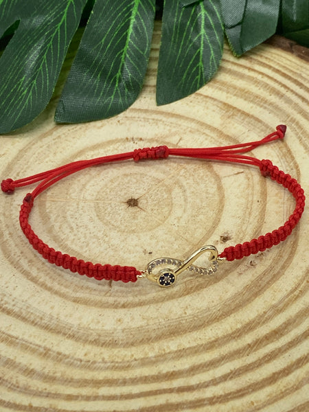 LuckyEye CZ Hamsa bracelet #2623