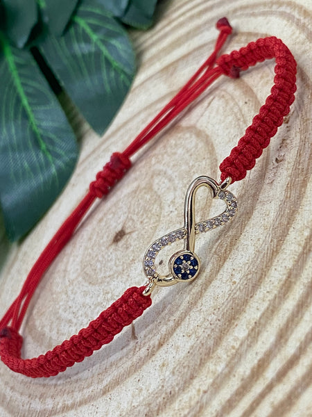LuckyEye CZ Hamsa bracelet #2623