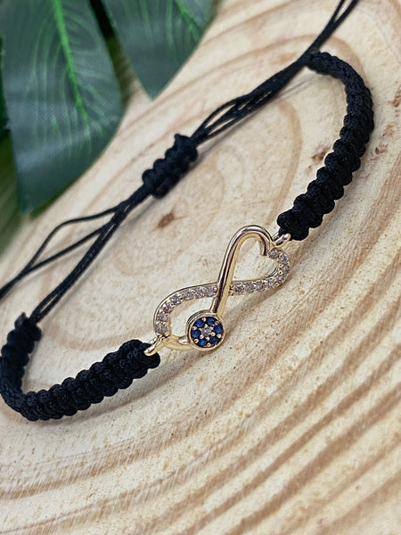LuckyEye CZ Hamsa bracelet #2623