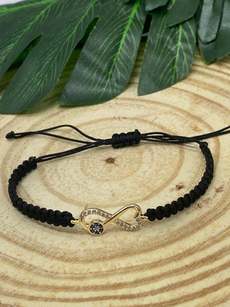 LuckyEye CZ Hamsa bracelet #2623