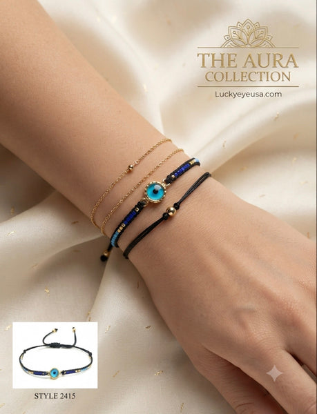 Lucky Eye Small Beaded  Bracelet #2415