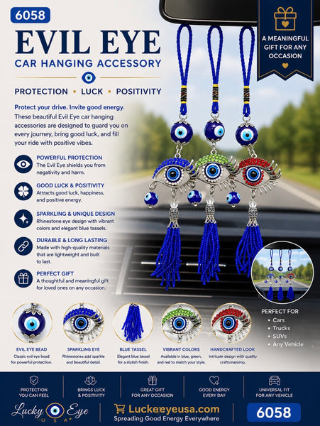 Turkish Evil Eye  Car Hanging Accessory #6058