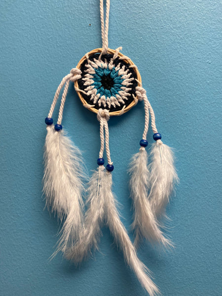 Handmade Dream Catchers with Feathers Small Wall Hanging  #4515